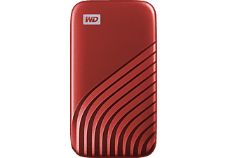 WESTERN DIGITAL My Passport (2020) - Disque dur (SSD, 500 GB, Rouge)