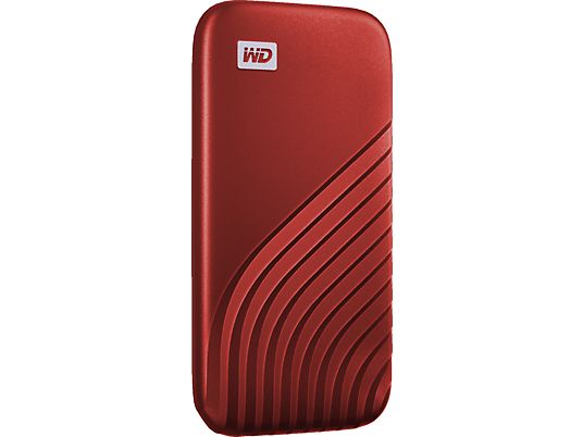 WESTERN DIGITAL My Passport (2020) - Festplatte (SSD, 500 GB, Rot)