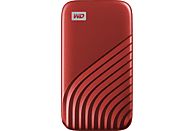 WESTERN DIGITAL My Passport (2020) - Festplatte (SSD, 1 TB, Rot)