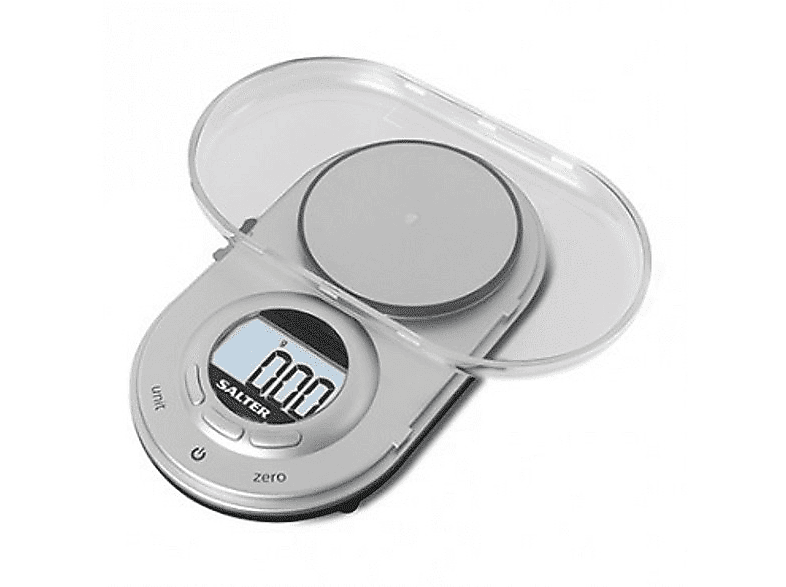 Balanza de cocina - Salter 1260 SVDR, Capacidad máxima 500 gramos, Precisión 0.05g, Pantalla LCD