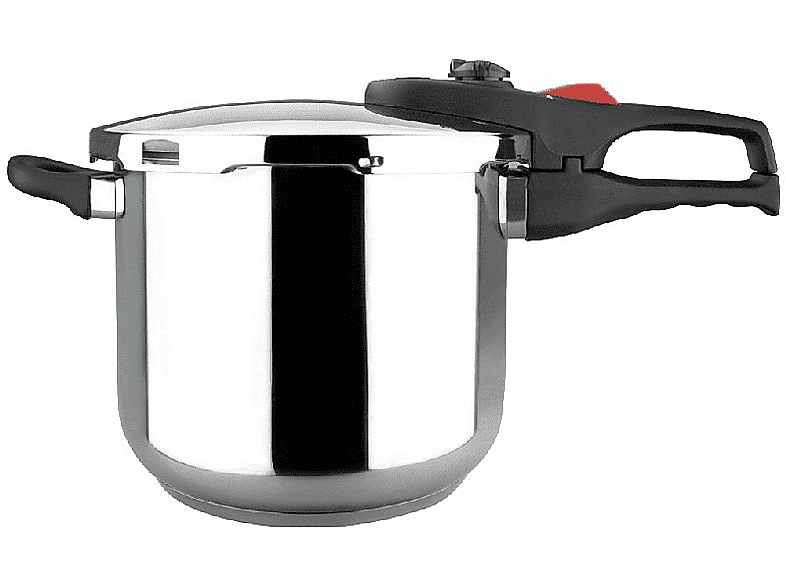 Magefesa Practika Plus olla super uso acero inoxidable 1810 apta para todo tipo cocinas incluido fondo termo difusor encapsulado 5 capas excelente distribución del calor sistemas seguridad ahorra hasta un 70 6l 6 presion