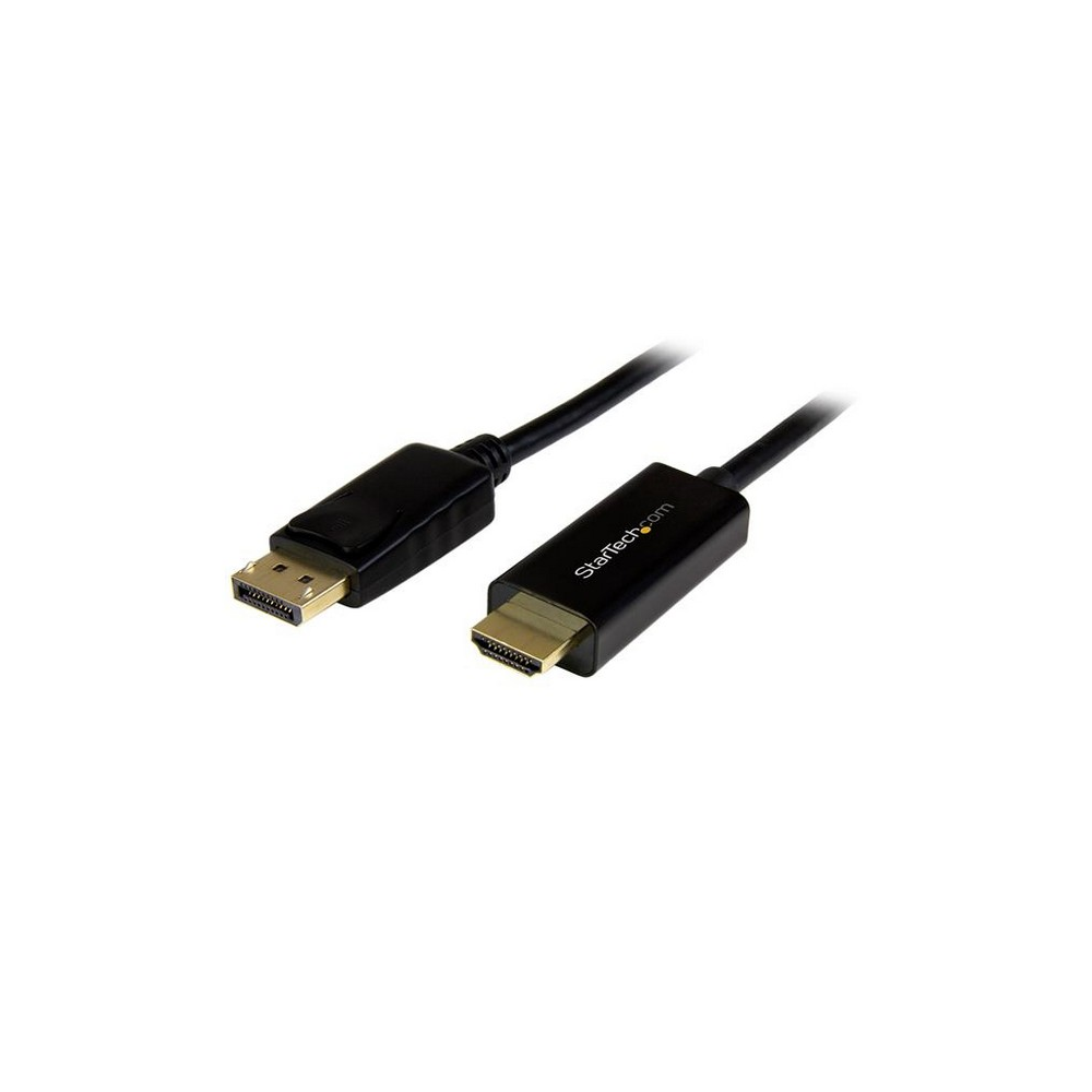 Cable - StarTech.com DP2HDMM1MB Cable Conversor DisplayPort a HDMI 1m Negro Ultra HD 4K