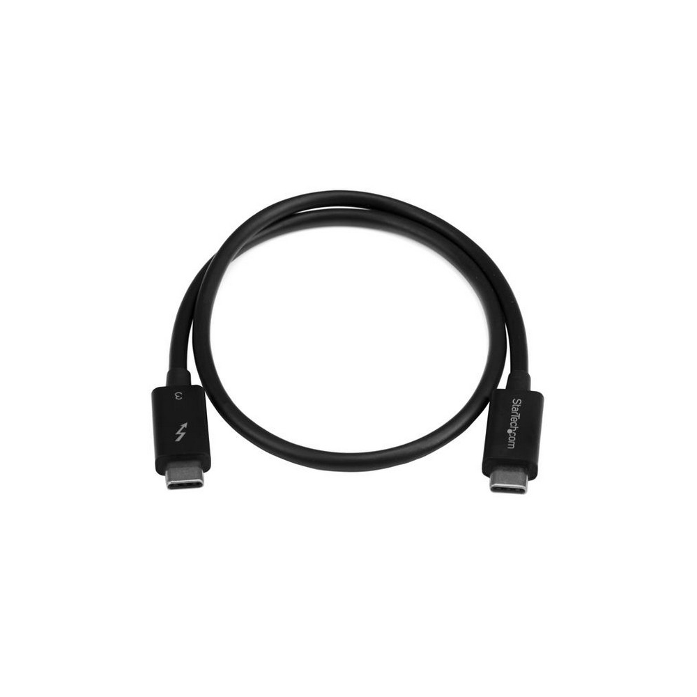 Cable USB - StarTech.com TBLT34MM50CM Cable USB 0.5m Thunderbolt 3 USB-C 40Gbps Compatible USB