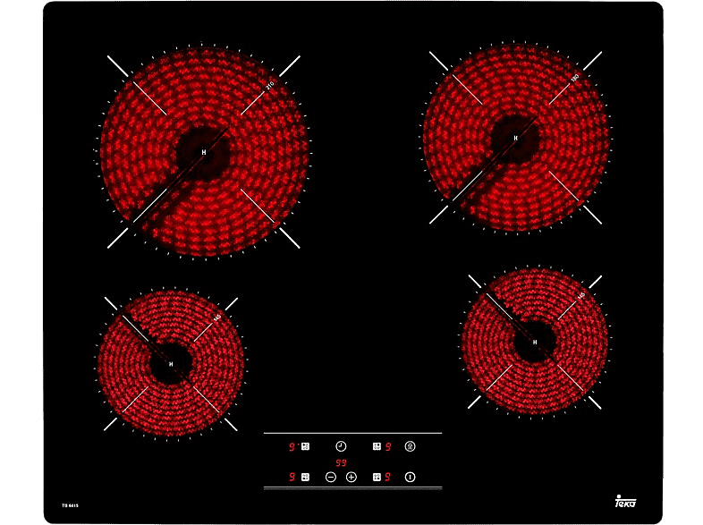 Placa Teka Tb6415 Vitroceramica 4 Fuegos Touch Control 40239042 con Ofertas  en Carrefour