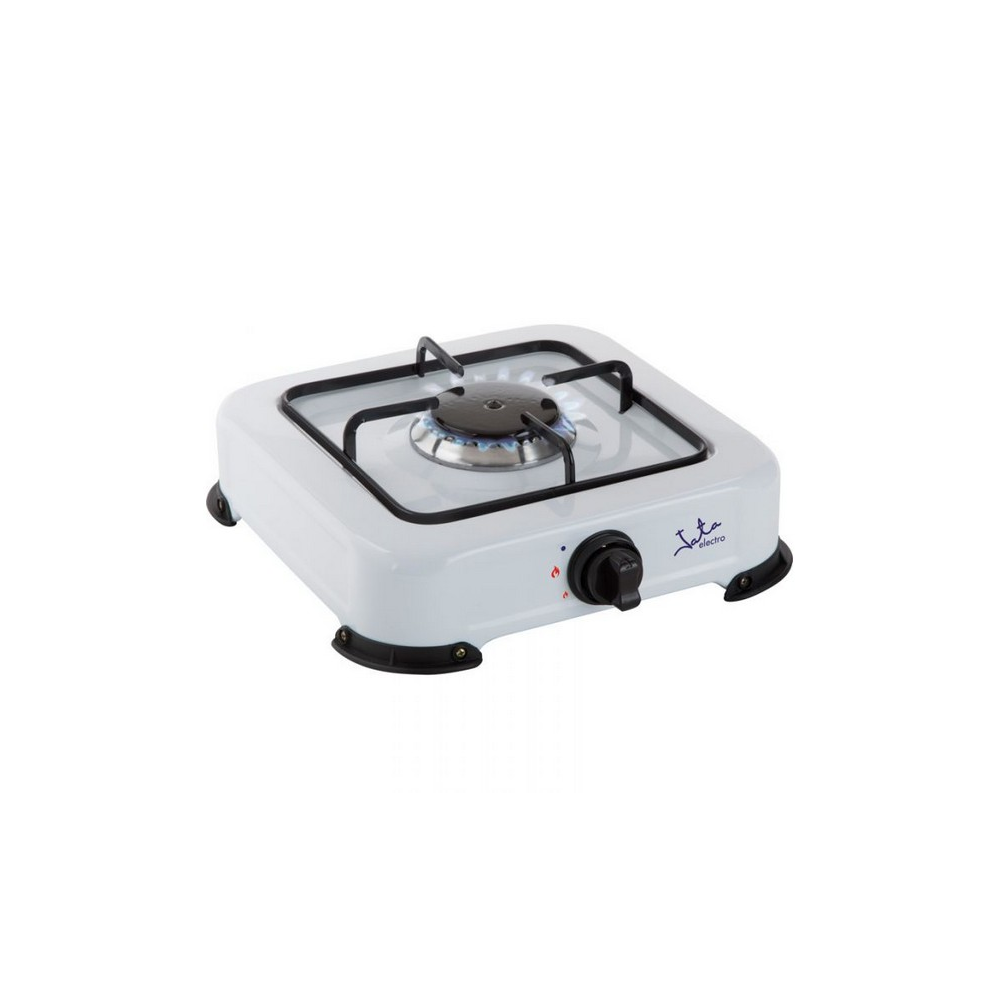 Jata Cc703 1 fuego hornillo gas licuado quemador hobs blanco mesa encimera de zonas cuerpo pintura epoxi gran resistencia placa y negro nº cocina camping con parrilla apta todo tipo