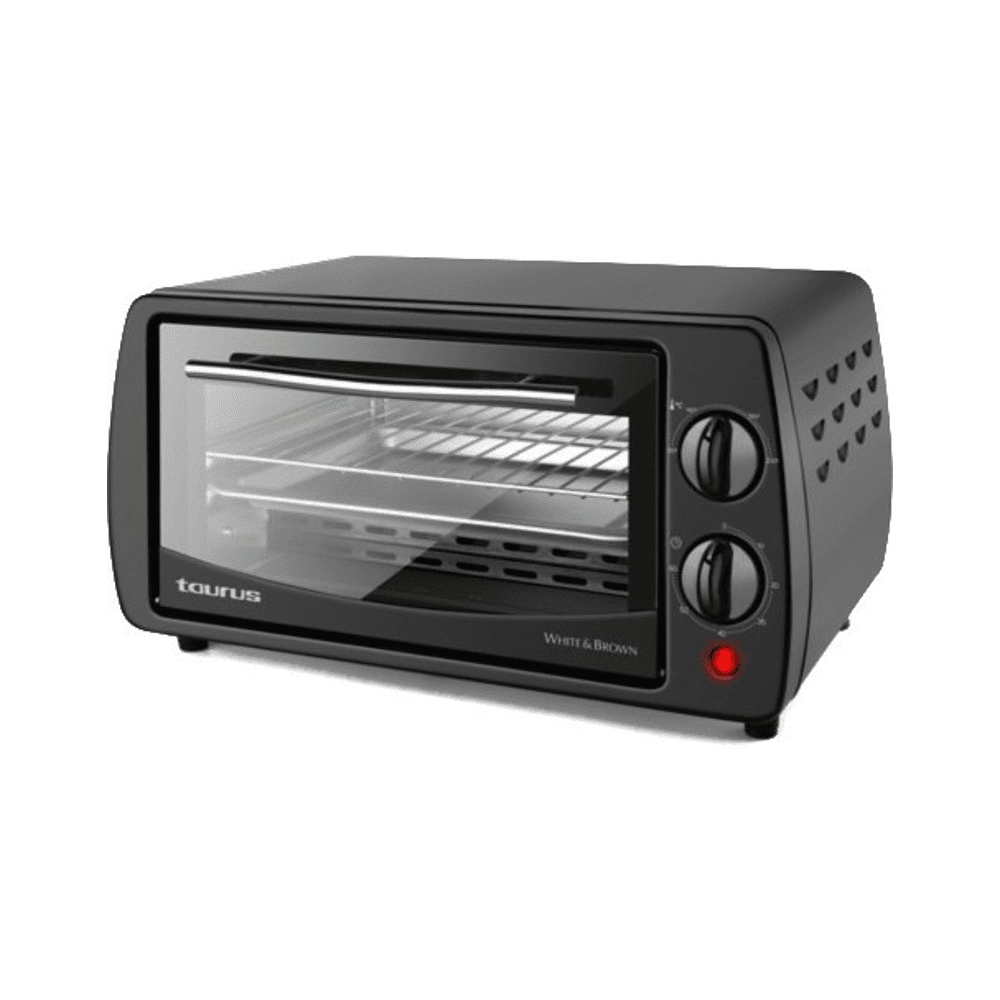 Mini horno - Taurus 971.342 Horizon 9, 800W, Capacidad 9L, Negro