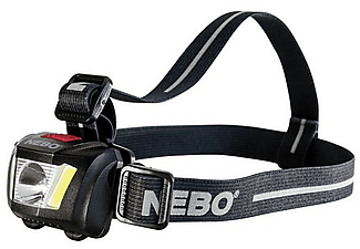 Linterna - NEBO DUO 250+ Linterna con cinta para cabeza LED Negro, Gris