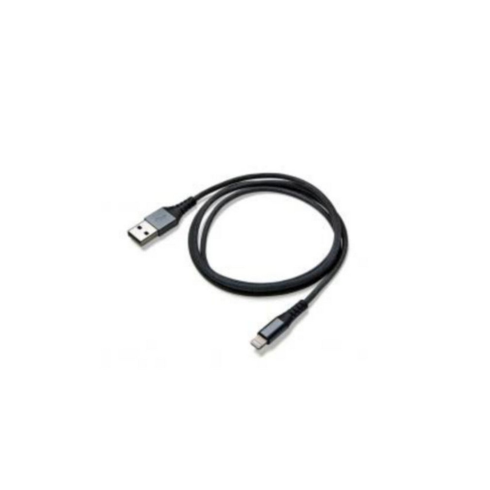 Cable - Celly USBLIGHTNYLBK, De USB a Lightning, 1 m, Negro