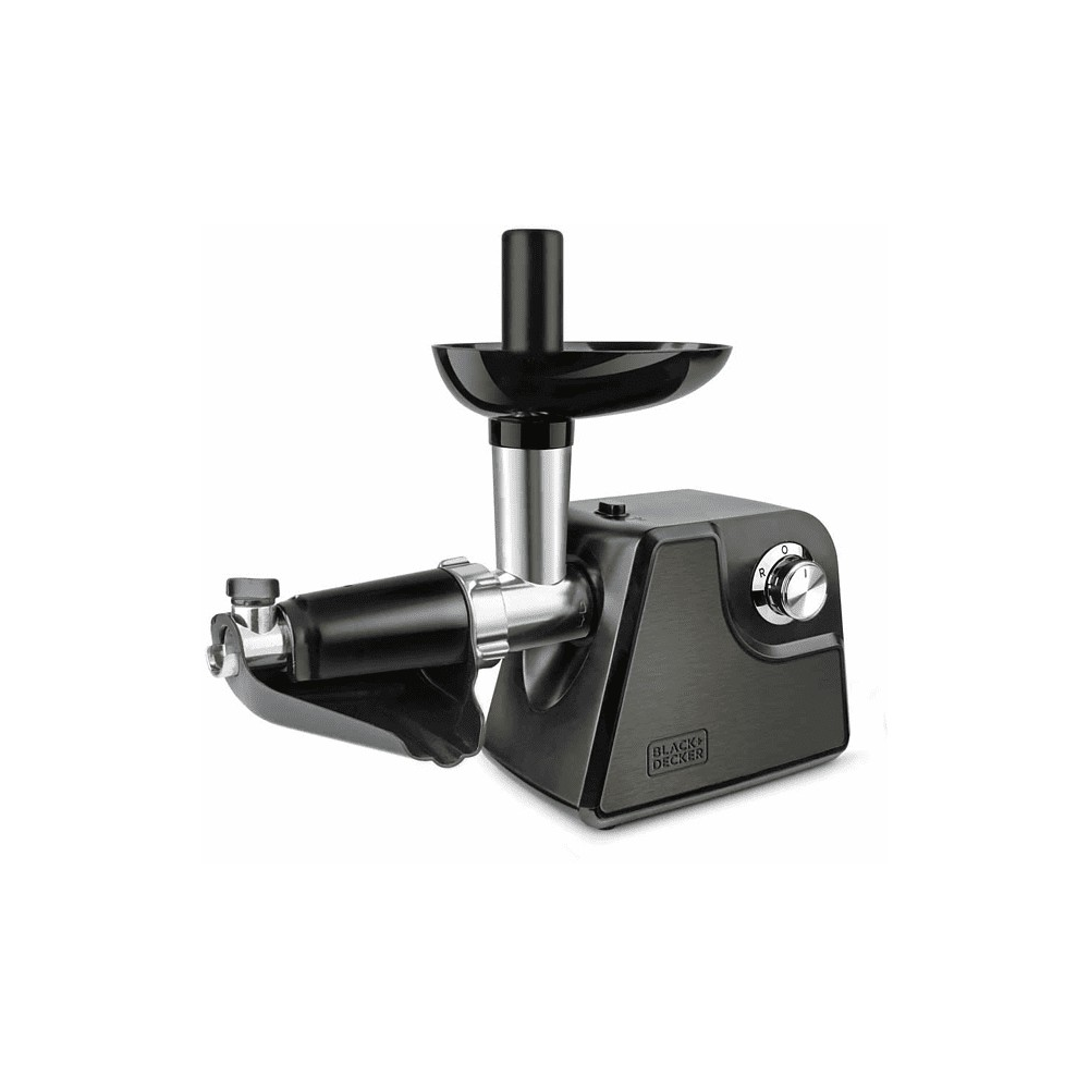 Picadora Black Decker bxmma1000e especial carne 1000 w acero inoxidable gris bxmma100e con kit para salsa 1000w