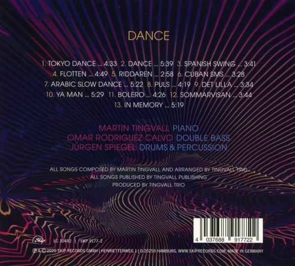 Tingvall Trio - DANCE (DIGIPAK)  - (CD)