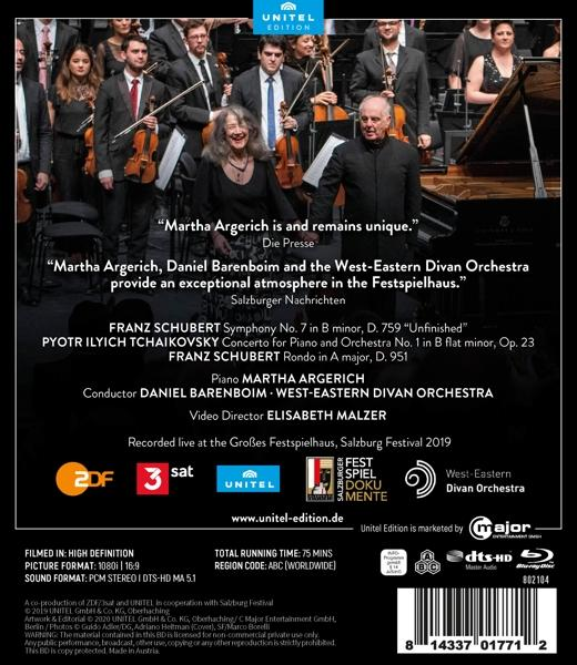Argerich/Barenboim/West Eastern Divan Orchestra - And Daniel (Blu-ray) Argerich - Barenboim Martha