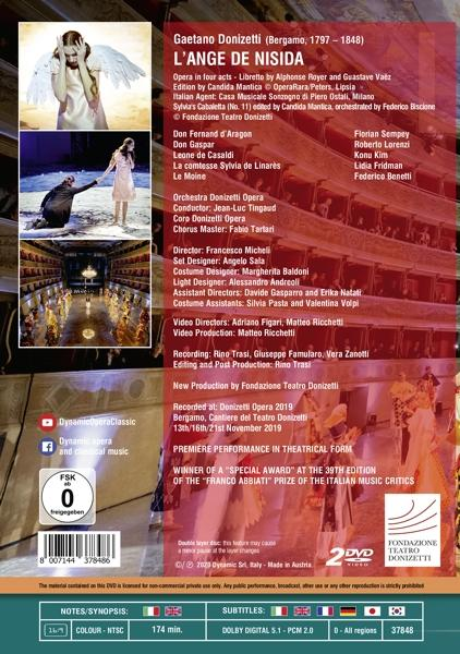 Sempey/Lorenzi/Tingaud/Orchestra Donizetti NISIDA - L\'ANGE - (DVD) DE Opera