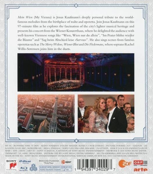 Jonas Kaufmann - Mein Wien  - (Blu-ray)