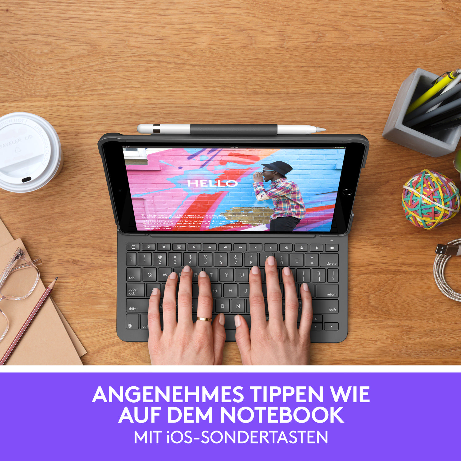 Ein weißer Philips Wet & Dry Rasierer mit einem Knopf.