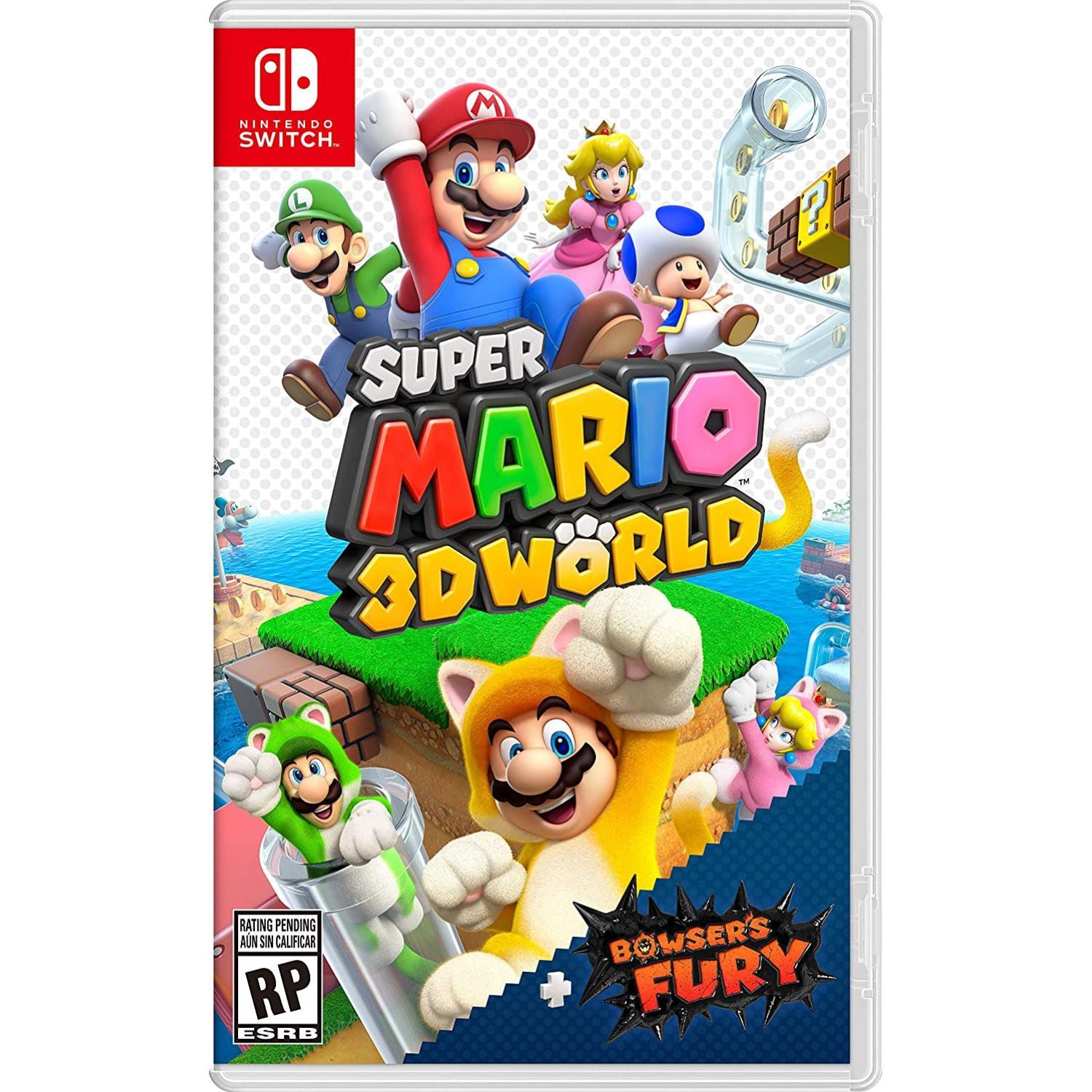 Super Mario 3d world bowsers fury juego nintendo switch para