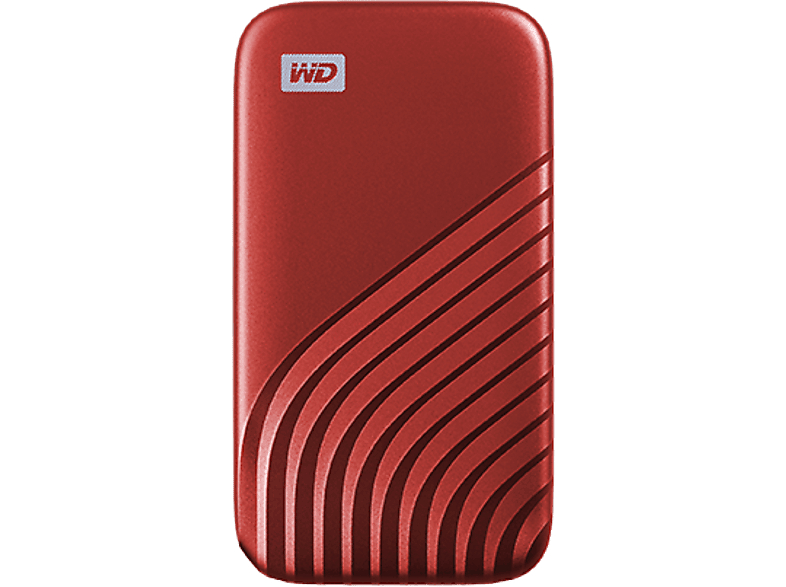 Sandisk | My Passport SSD - 2TB - 1050 Mbit/s - USB 3.2 - Rood