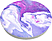 POPSOCKETS PopGrip Lavender Flow