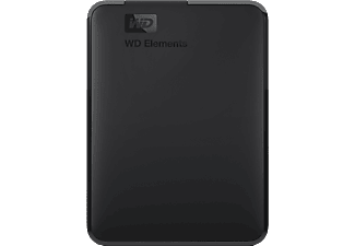 WESTERN DIGITAL Externe harde schijf Elements Portable 5 TB Zwart (WDBU6Y0050BBK-WESN)