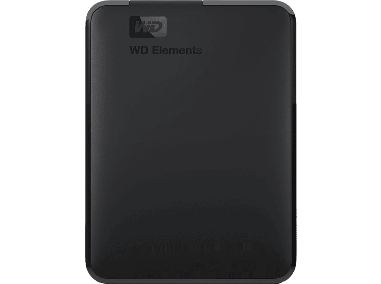 Los ingewikkeld beddengoed WESTERN DIGITAL Externe harde schijf Elements Portable 5 TB Zwart  (WDBU6Y0050BBK-WESN)