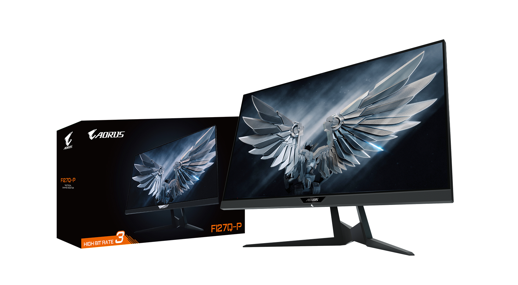GIGABYTE AORUS FI27Q-P 27 Zoll  QHD  Gaming Monitor  1 ms Reaktionszeit  