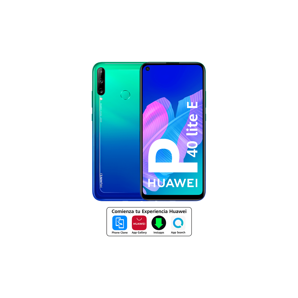Móvil - Huawei P40 Lite E, Azul, 64 GB, 4 GB, 6.39 " HD+, Kirin 710F, 4000 mAh, Android