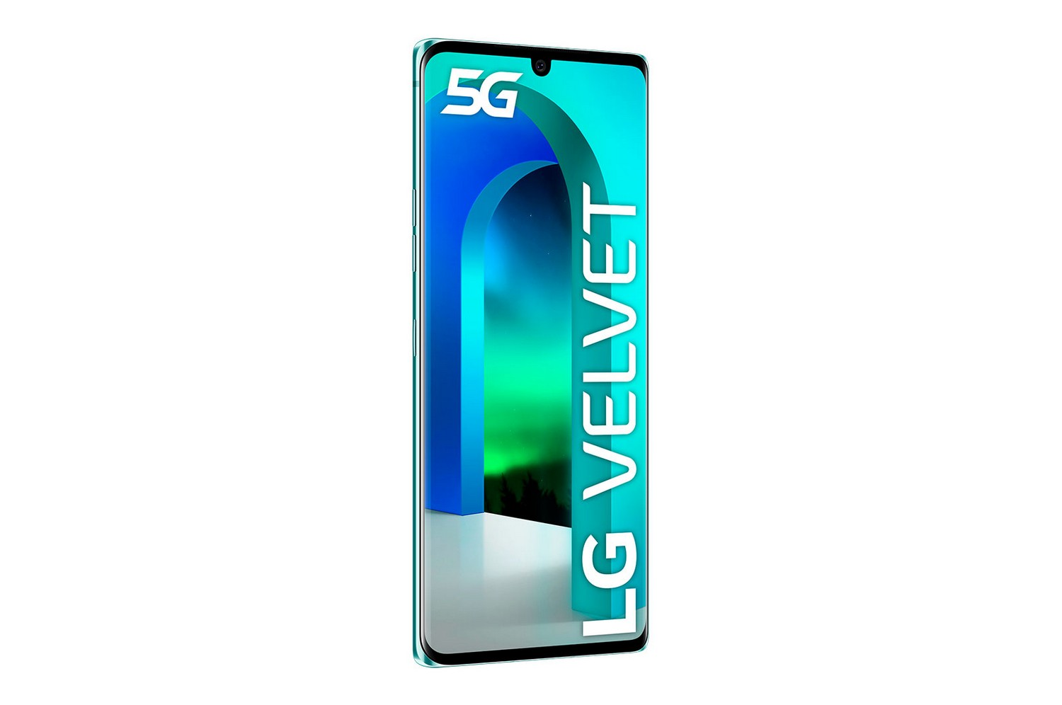 LG Velvet 5G, Aurora Green, 128GB, 6GB RAM, 6.8" Ultra HD 4K, Qualcomm SD765G, 4300mAh, IP68, Android