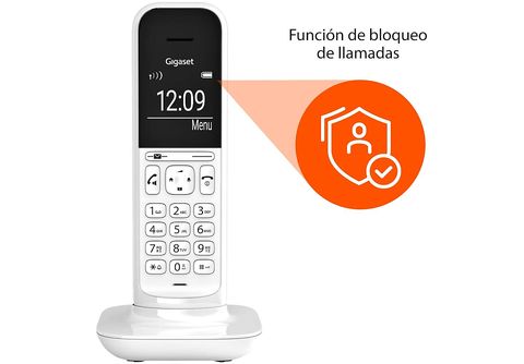 Teléfono inalámbrico Gigaset CL390 Blanco · Gigaset · El Corte Inglés