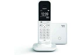 Teléfono  Panasonic KX-TGJ310SPW, Inalámbrico, Manos Libres, Agenda 250,  Bloqueo Llamada, No Molestar, Blanco