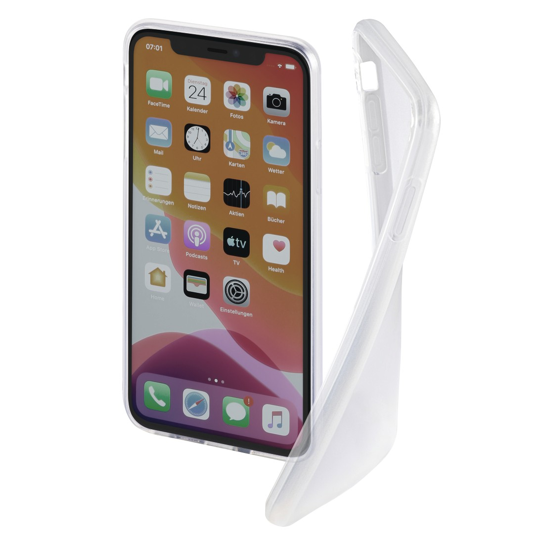 HAMA Crystal Clear, Backcover, Transparent Mini, 12 iPhone Apple