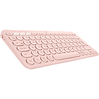 MediaMarkt LOGITECH K380 Bluetooth-toetsenbord - Roze aanbieding