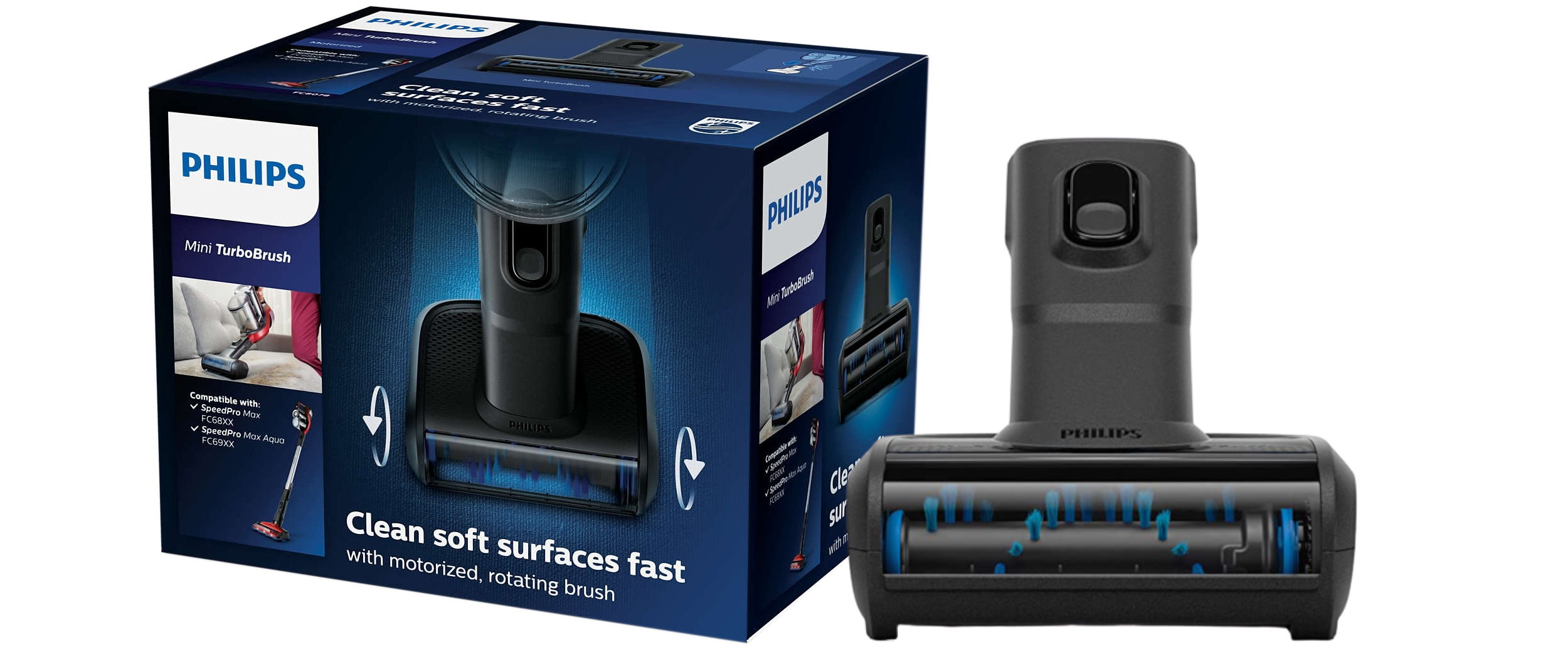 PHILIPS FC8071/01 Mini-Turbobürste für SpeedPro Max