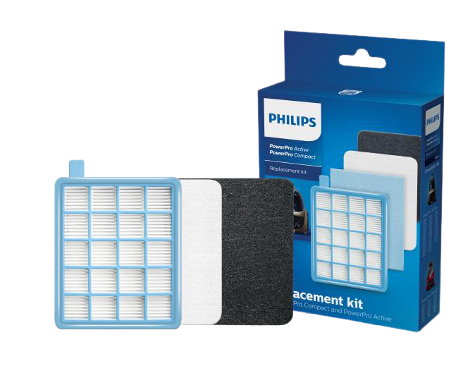 PHILIPS FC8058/01 Powerpro Compact/Active StartKit Ersatzfilterset 1 Stück, passend für: Philips