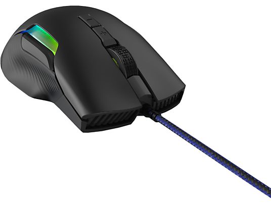 URAGE Reaper 600 - Gaming Mouse, Wired, Ottica con LED, 32000 dpi, Nero