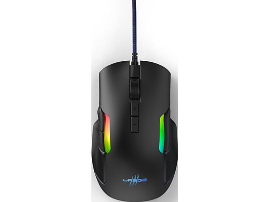 URAGE Reaper 600 - Gaming Mouse, Wired, Ottica con LED, 32000 dpi, Nero