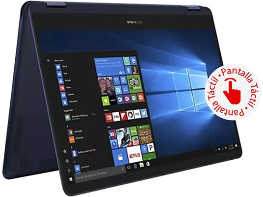 REACONDICIONADO Convertible 2 en 1 - ASUS ZenBook Flip S UX370UA-C4296T, 13" FHD Táctil, Intel® Core™ i7-8550U, 16GB, 512GB SSD, W10