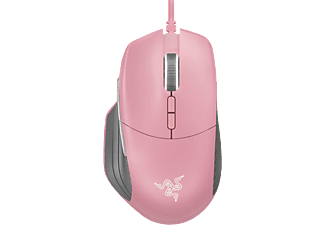 RAZER Basilisk Quartz - Gaming Maus, Kabelgebunden, 16000 dpi, Pink