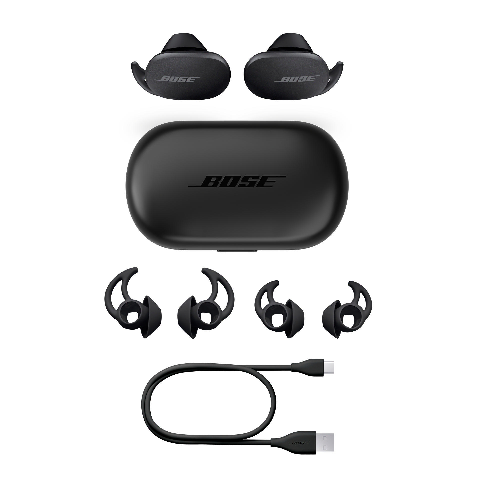 Bluetooth QuietComfort BOSE Earbuds, Schwarz Kopfhörer In-ear