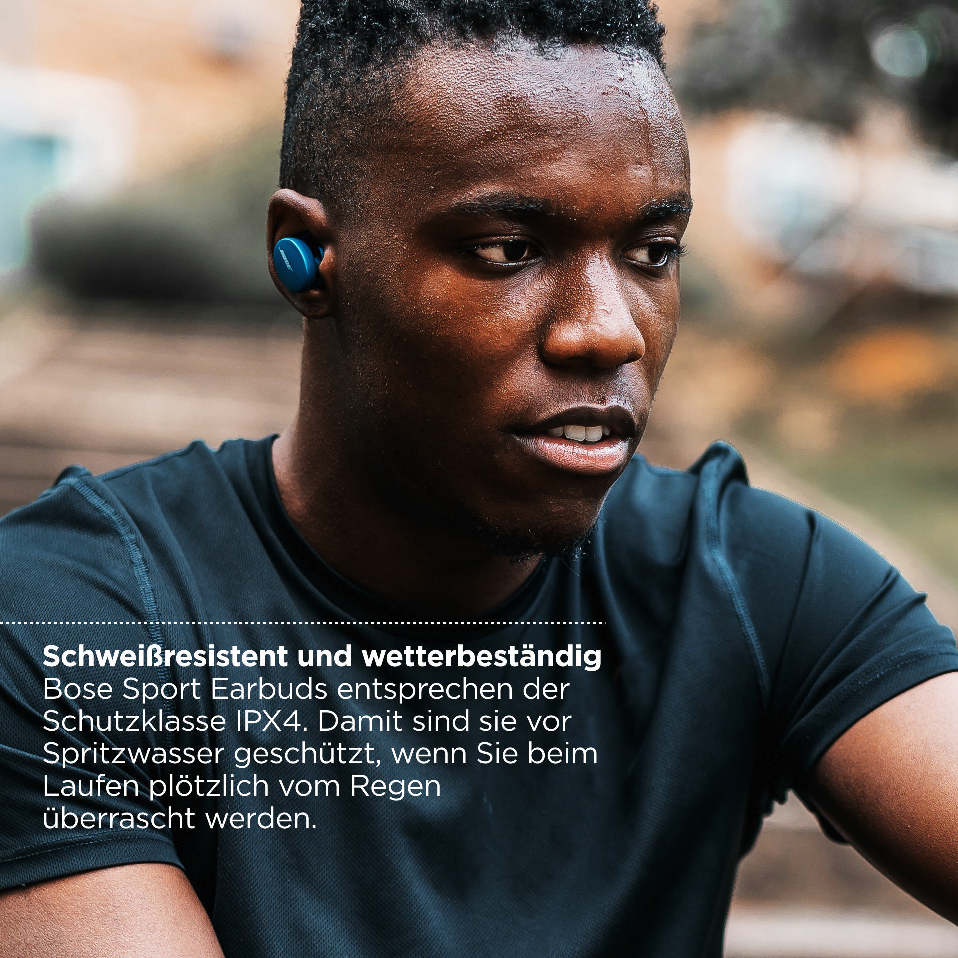 BOSE Sport Earbuds, In-ear Kopfhörer Bluetooth Blau
