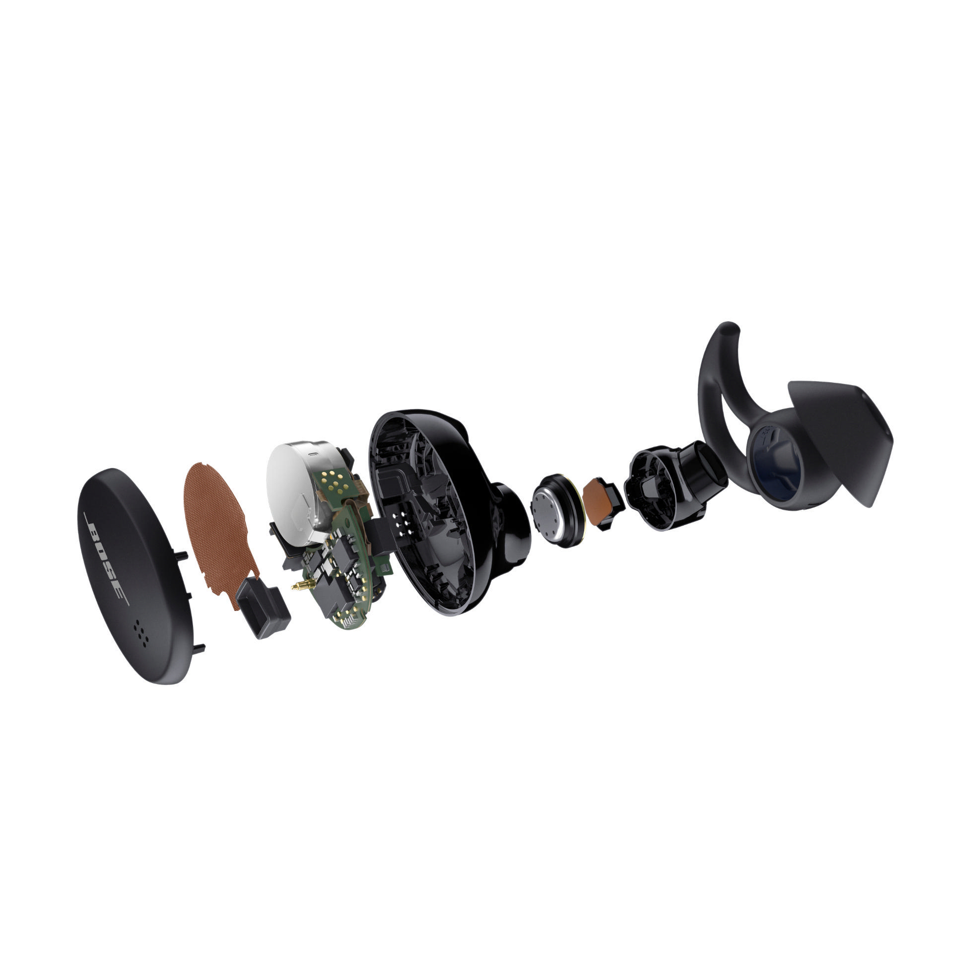BOSE Sport Earbuds, In-ear Kopfhörer Bluetooth Weiß