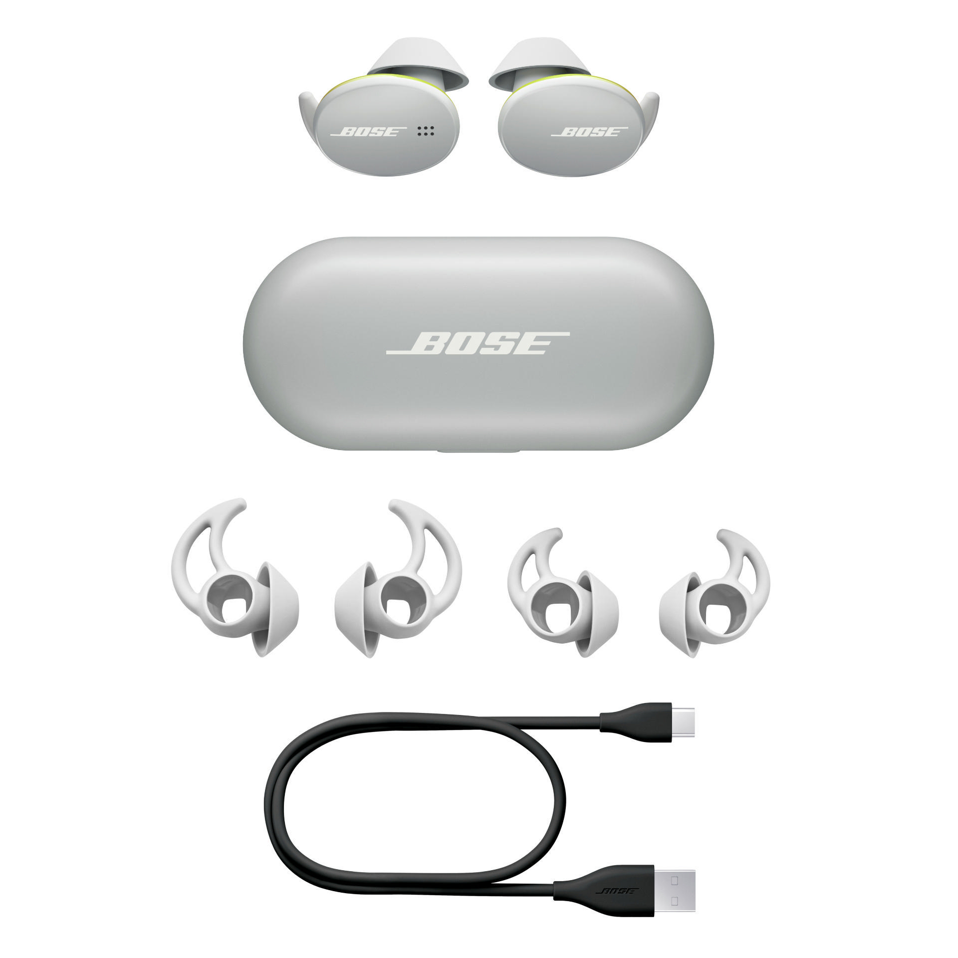 BOSE Sport Earbuds, In-ear Kopfhörer Bluetooth Weiß