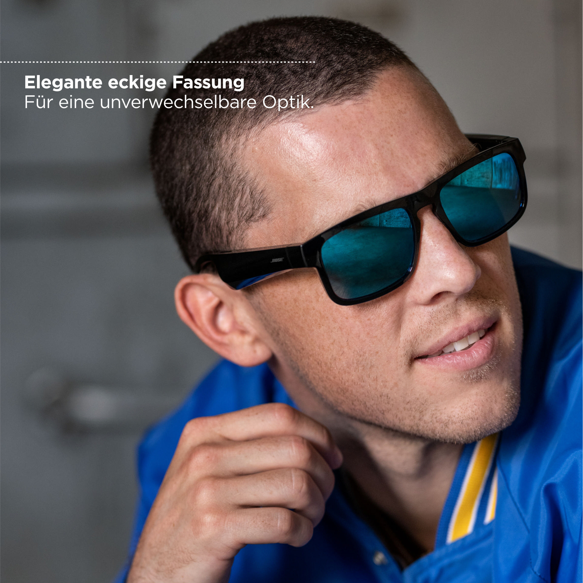 BOSE Frames Tenor, Open-ear Audio-Sonnenbrille Bluetooth Schwarz