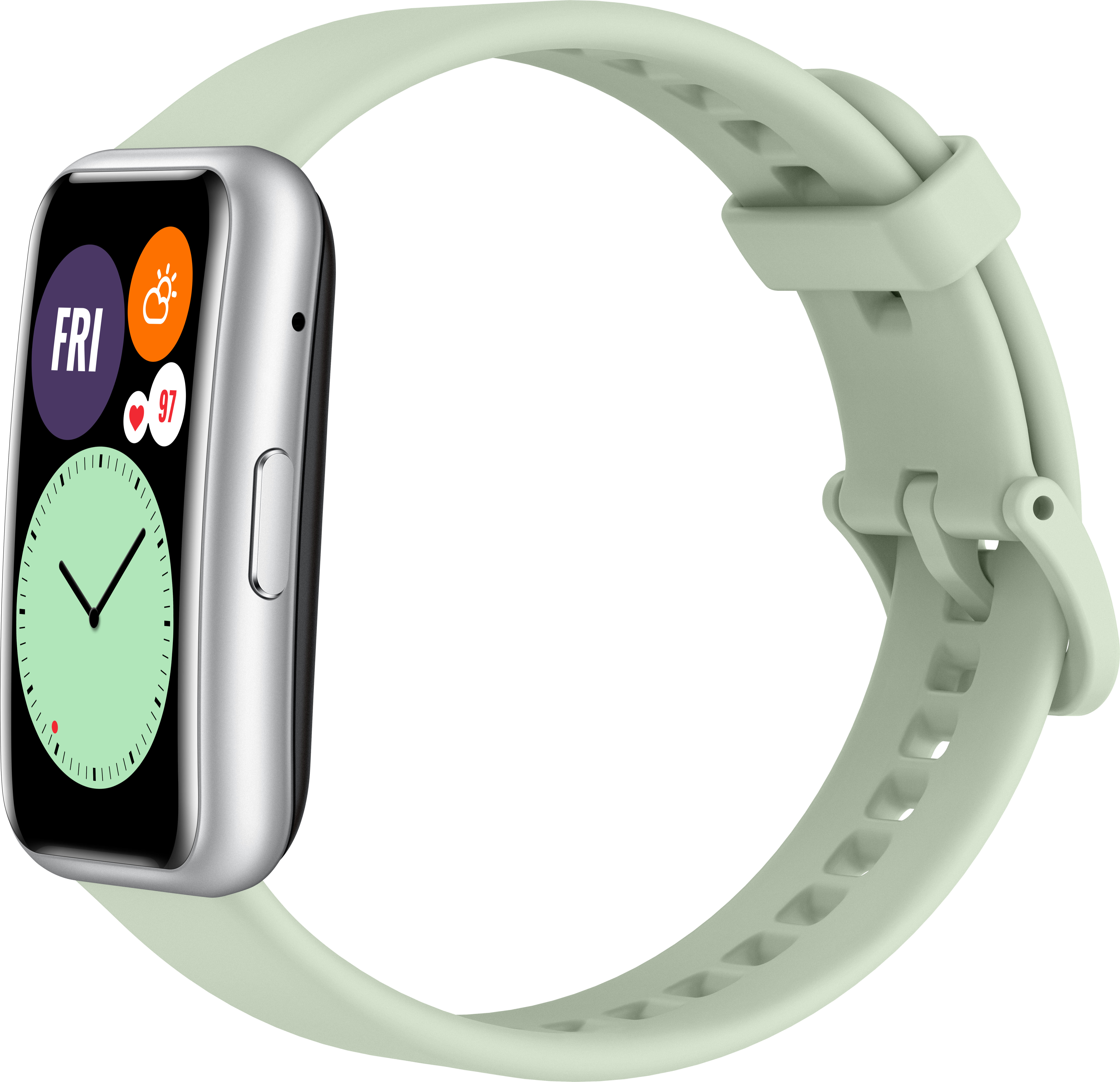 HUAWEI WATCH Fit Mint Green Smartwatch Silikon, 80-120 mm, Grün