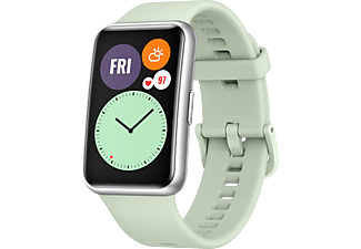 HUAWEI WATCH Fit Mint Green Smartwatch Silikon, 80-120 mm, Grün