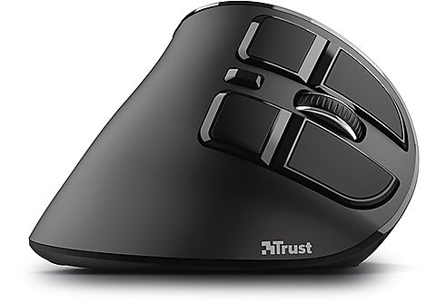 TRUST Voxx Draadloze oplaadbare ergonomische muis - Zwart