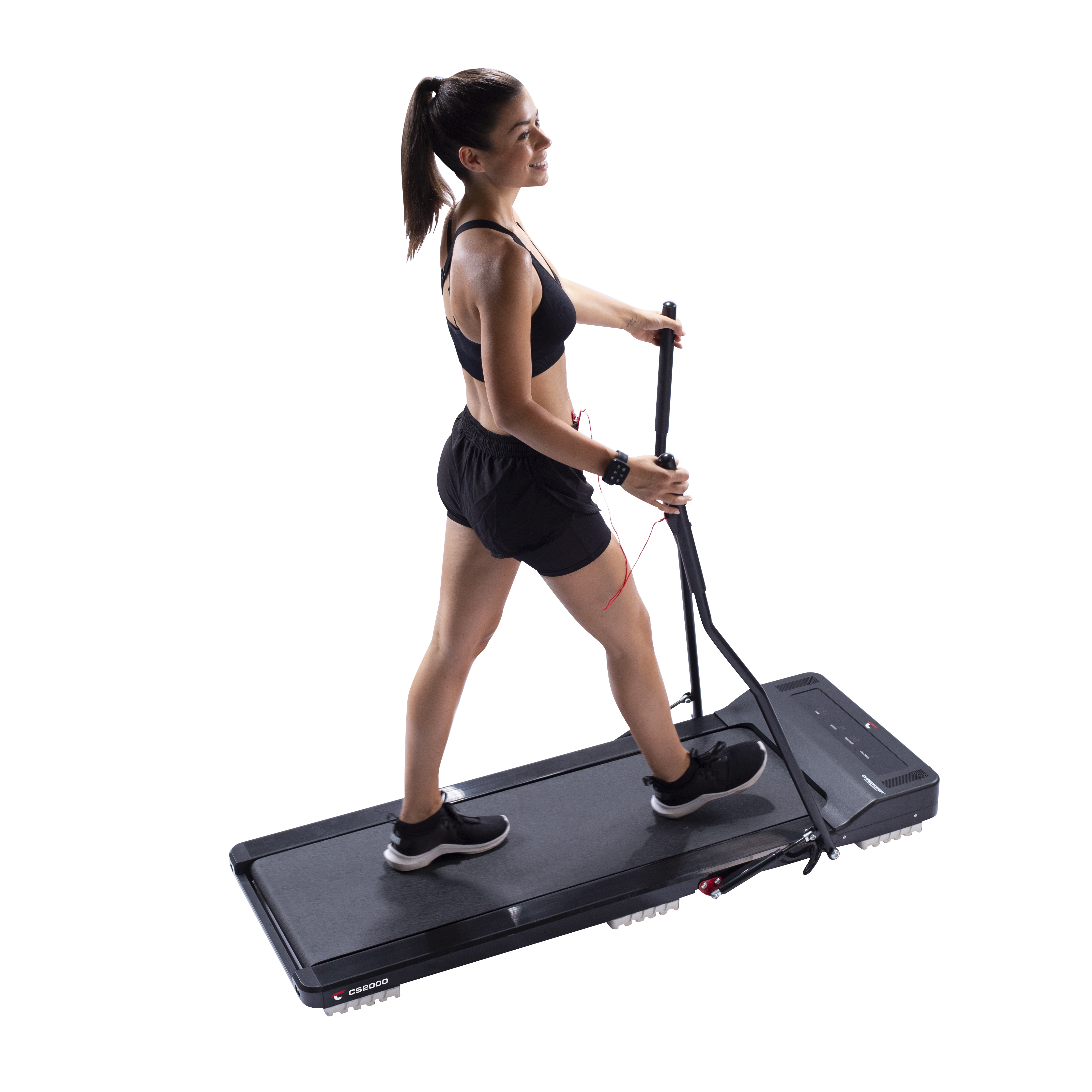 CHRISTOPEIT Walking Pad CS 2000 Laufband, Schwarz