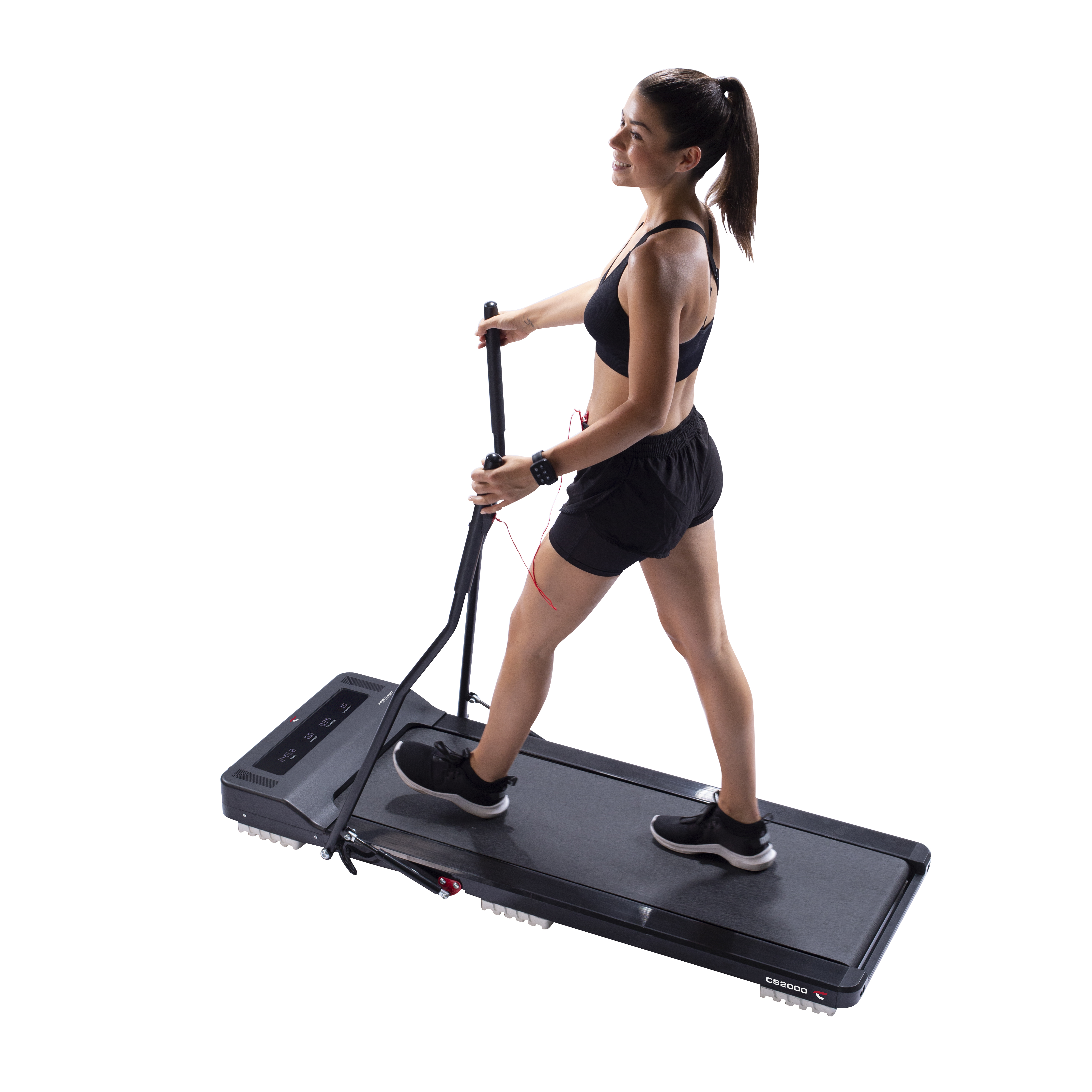 CHRISTOPEIT Walking Pad CS 2000 Laufband, Schwarz