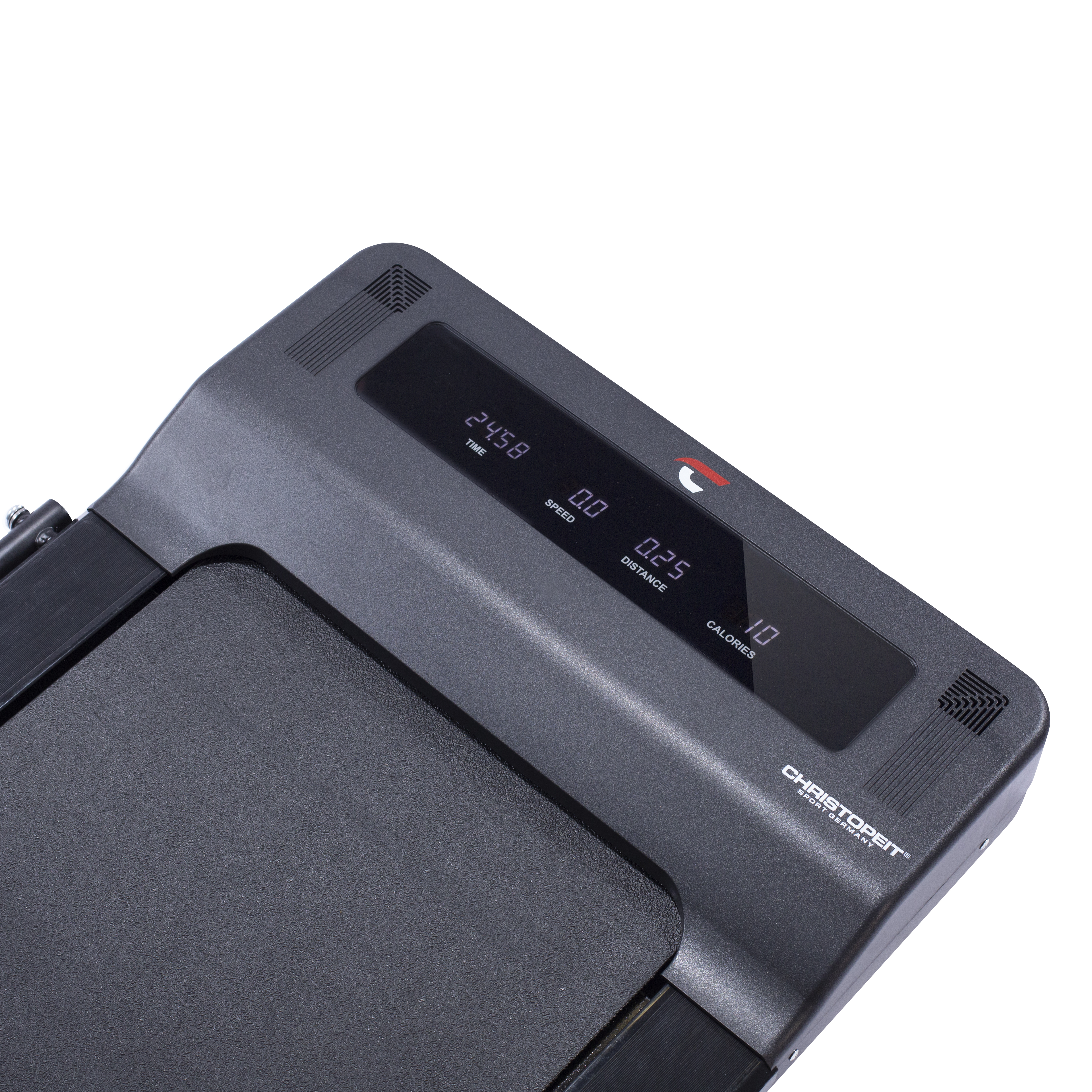 CHRISTOPEIT Walking Pad CS 2000 Laufband, Schwarz