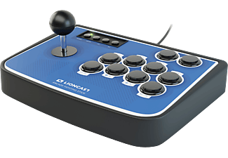 LIONCAST Arcade Fighting Stick - Contrôleur (Bleu)