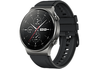 Smartwatch - Huawei Watch GT2Pro, AMOLED, Resistente Agua 5 ATM, Medición oxígeno en sangre, Negro