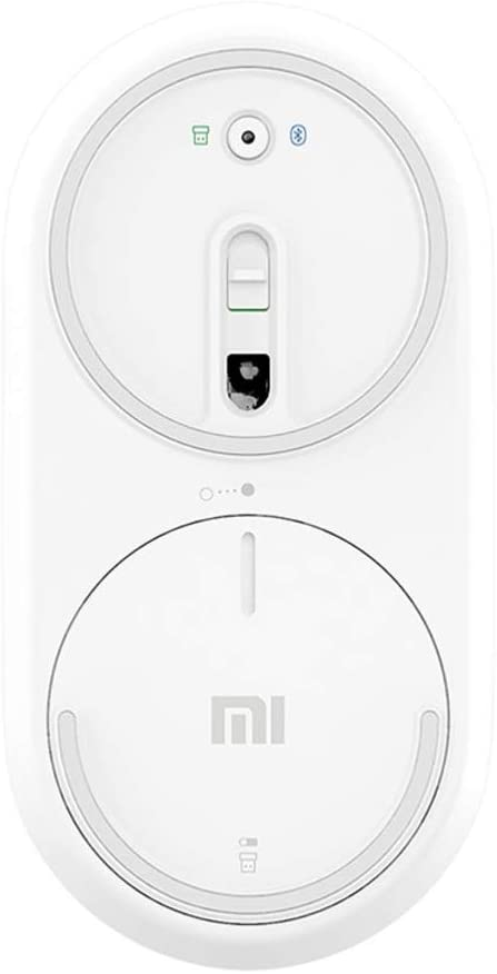 Ratón inalámbrico - Xiaomi Mi Portable Mouse HLK4007GL, Bluetooth, 1200 ppp, Plata